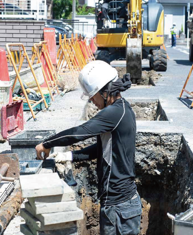 経験を活かした丁寧な工事